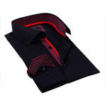 Button-Up Dress Shirt // Black (M)