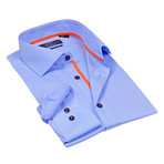 Button-Up Dress Shirt // Light Blue (S)