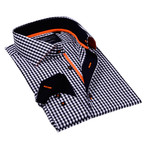 Classic Button-Up // Black Gingham (L)