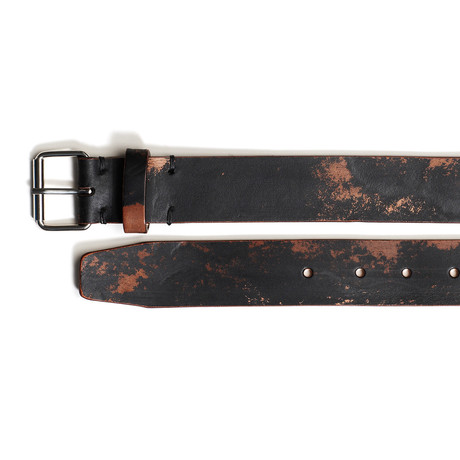 Leather Belt // Black (90 cm)