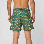 Paddles Swim Trunk // Green (S)