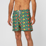 Paddles Swim Trunk // Green (S)