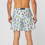 Maraca Man Swim Trunk // Light Blue (2XL)