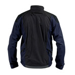 Metro Jacket // Navy Blue + Black (XL)