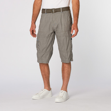 Belted Utility Short // Frost Grey (30)