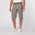 Belted Utility Short // Frost Grey (34)