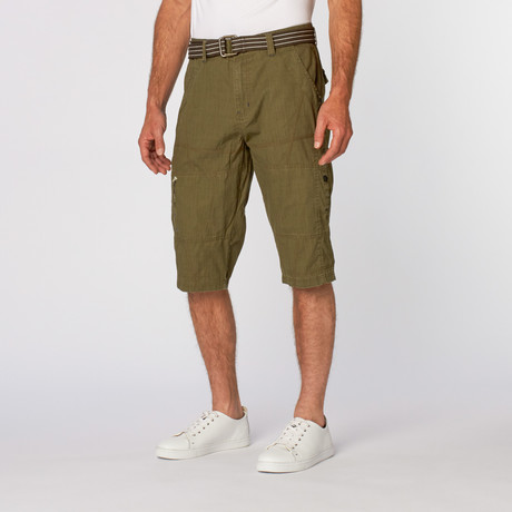 Belted Utility Short // Olive (30)