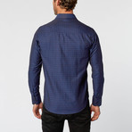 Button-Down Shirt // Navy Box Print (2XL)