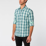 Button-Down Shirt // Sky Blue Plaid (L)
