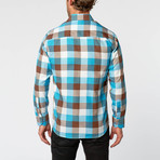 Button-Down Shirt // Earth + Sky Plaid (2XL)