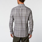 Long Sleeve Button-Down Shirt // Grey Plaid (S)