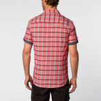 Short Sleeve Shirt // Red Plaid (XL)