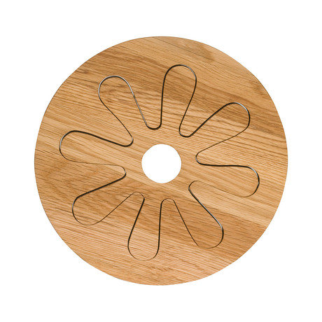 Oval Oak Trivet