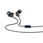 Pulse Ultra-Light Reversed Fit Earphones (Blue)