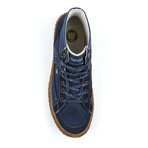 Fearless Il High-Top Canvas Sneaker // Dark Navy (US: 7)