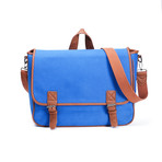 Something Pragmatic Messenger Bag // Blue