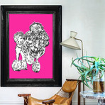 Madame Poodle (24"W x 30"H x 1.5"D)