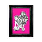 Madame Poodle (24"W x 30"H x 1.5"D)