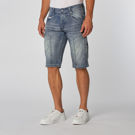 Denim Utility Shorts // Blue (30)