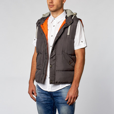 Projek Raw // Puffer Vest // Grey (S)