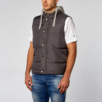 Projek Raw // Puffer Vest // Grey (L)