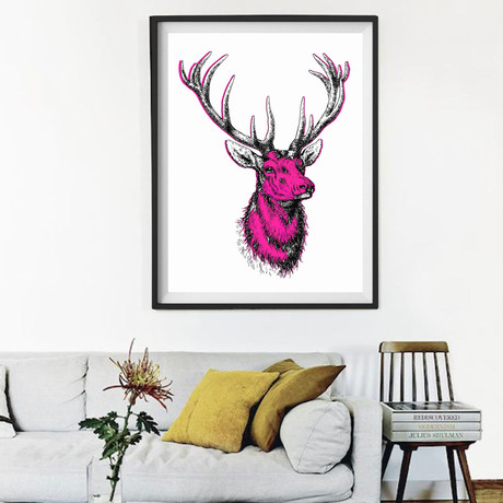 Duchess The Stag (24"W x 30"H x 1.5"D)