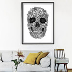 Blooming Skull (24"W x 30"H x 1.5"D)