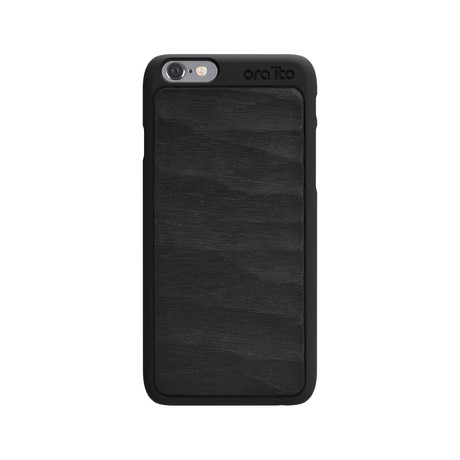 Wood Skarp Pattern Hard Case // iPhone 6 + 6S // Black