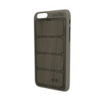 Wood Padding Pattern Hard Case  // iPhone 6 + 6S // Grey