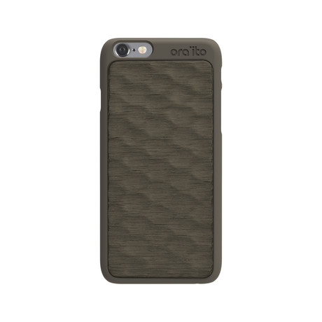 Wood Drapa Pattern Hard Case // iPhone 6 + 6S // Grey