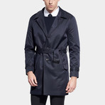 Milan Trench Coat // Navy (L)