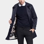 Milan Trench Coat // Navy (M)