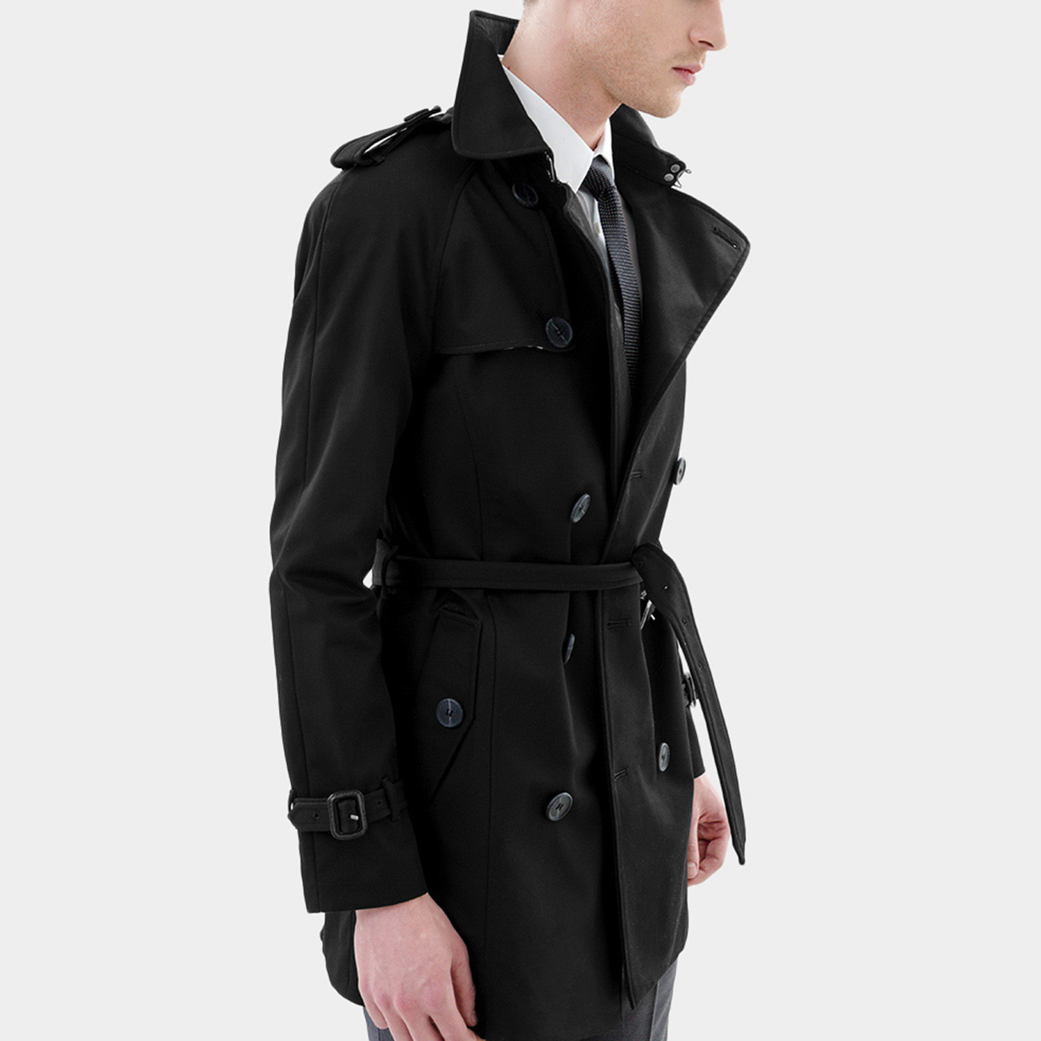 Trench Coat // Black (XS) - Basique - Touch of Modern