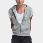 Sleeveless Hoodie // Grey (S)