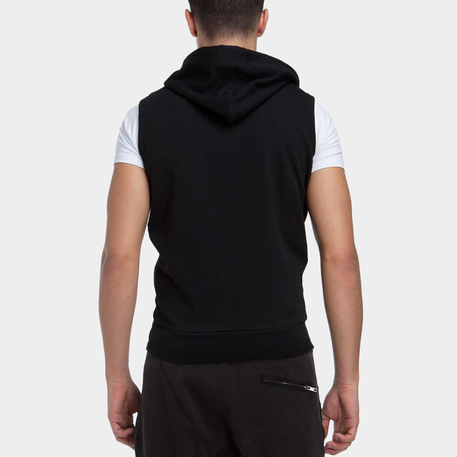 Sleeveless Hoodie // Black (XS) - Basique - Touch of Modern