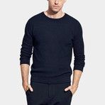 Ribbed Sweater // Navy (S)