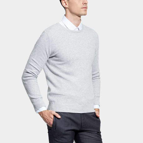 Ribbed Sweater // Grey (XS)