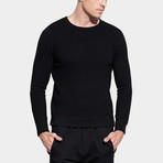 Ribbed Sweater // Black (L)