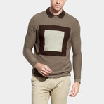 Boxed In Sweater // Light Brown (L)