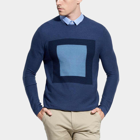 Boxed In Sweater // Blue (XS)
