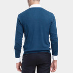 Classic Cardigan // Deep Blue (XL)