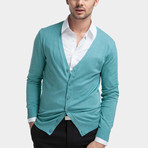 Classic Cardigan // Cyan (S)