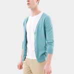 Classic Cardigan // Cyan (L)