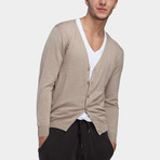 Classic Cardigan // Beige (XS)