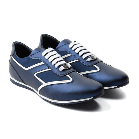 Versace // Active Sneaker //Dark Navy + Navy (Euro: 44)