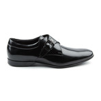 Versace // Single Monk Strap // Shiny Black (Euro: 42)
