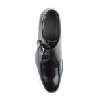 Versace // Single Monk Strap // Shiny Black (Euro: 42)