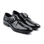 Versace // Single Monk Strap // Shiny Black (Euro: 42)