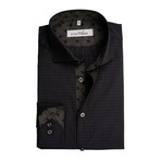 Classic Button Up // Black Jacquard (M)