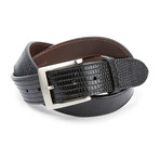 Lizard Belt // Black (32")